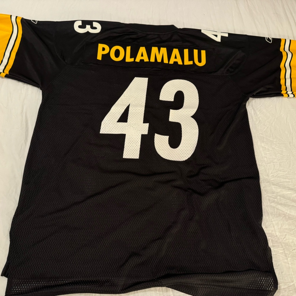 Steelers Troy Polanski #43 Jersey like new Adukt Men’s size L